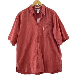 Columbia River Lodge outdoor shirt short sleeve button down men's XL